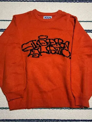 sly x giddra studio 오렌지 니트
