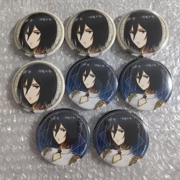 진격의 거인 트리 빌리지 진격반점 겐란키카 캔뱃지 미카사 8개