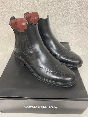 컴시즘 COMME CA 윙팁 사이드 고어 레인부츠 장화
