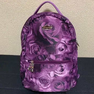 레어 컬러 [ 미사용 ] 싱크비 백팩 비바 발렌시아 루비 꽃무늬