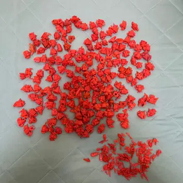 건담 지우개 오렌지 정크 180개