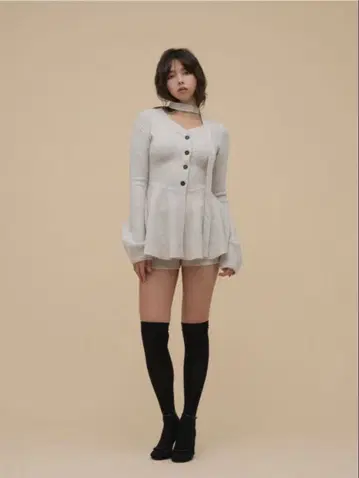 andmary Dahlia tunic set up beige