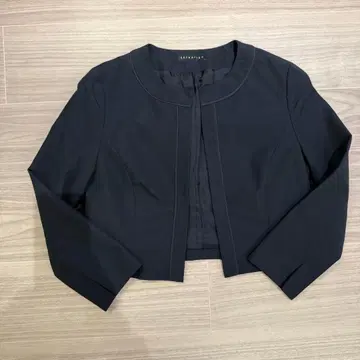 ESTNATION 네이비 노카라 자켓