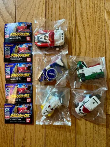 특수전대 데카레인저 캡슐 합체 데카레인저 로봇 전 5종 세트