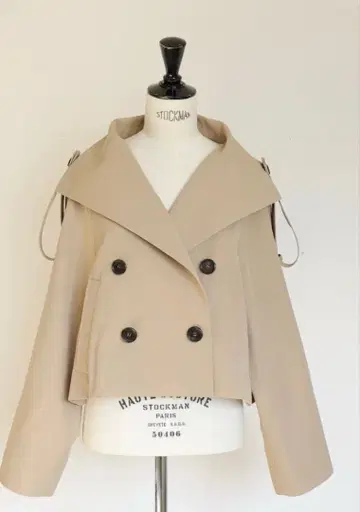 지프소피아 gypsohila 숏 트렌치코트