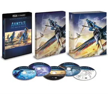 [ 미개봉 새상품 ] 아바타: 웨이 오브 워터 스틸북 4K