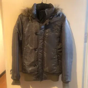 그레이 MA-1 플라이트 자켓 다운 여성용 남성용