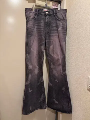 MASU FEATHER BELL BOTTOM JEANS 사이즈 48