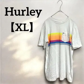 헐리 [ XL ] 컬러풀 스트라이프 반팔 티셔츠 여성용