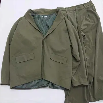 프릭스스토어 셋업 수트 상하의 세트 카키 계열 L 사이즈