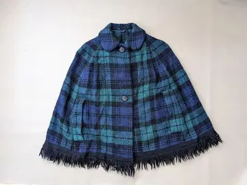 빈티지 판초 케이프 체크 strathtay