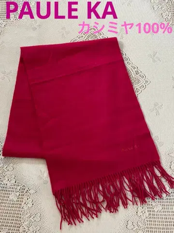 PAULE KA 핑크 캐시미어 100% 머플러