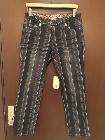 이타리야 스트라이프 디자인 데님 팬츠 사이즈 11