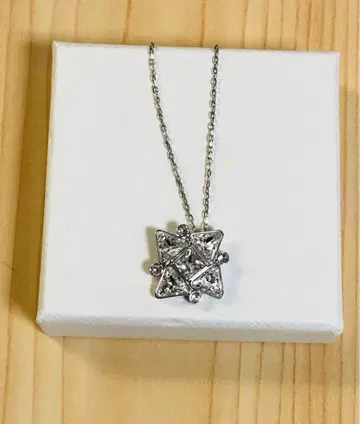 스와로브스키 별 실버 목걸이