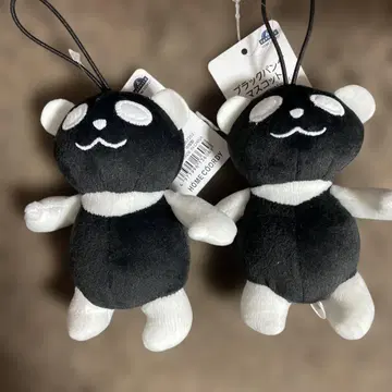 2개 블랙 팬더 마스코트 블랙 프라이데이