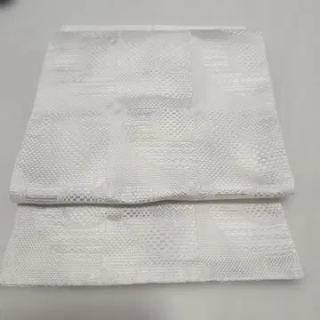 화이트 나고야 오비 텍스처