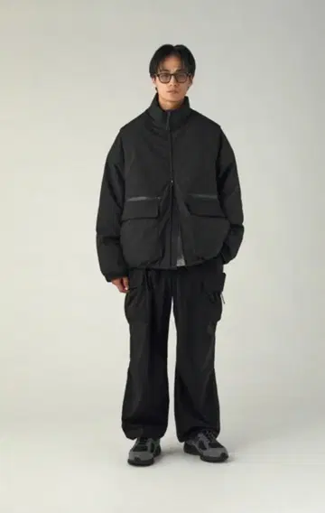 EPIC/2way 탈부착 600 필파워 기능성 충전솜 발수 블루종