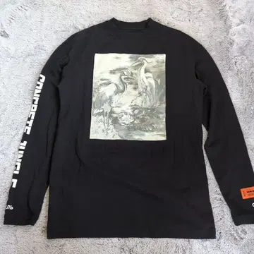 HERON PRESTON 롱 슬리브 블랙 XS