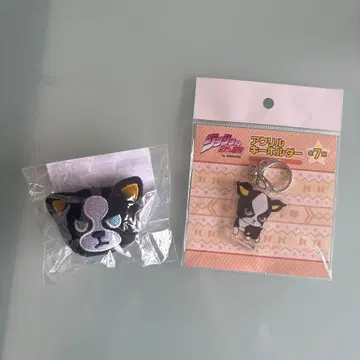 죠죠의 기묘한 모험 A상 이기 인형 배지/아크릴 키링 세트