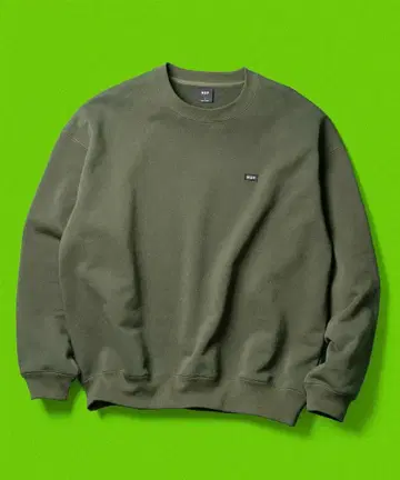 HUF CLASSIC FLEECE CREW HUNTER GREEN M