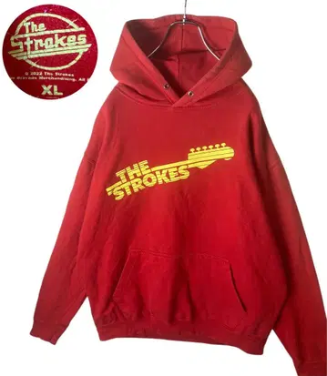 영국제 THE STROKES 스트로크스 빅 로고 후드 맨투맨 XL 사이즈