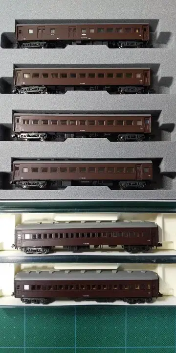KATO 오하61계 여객차 4량 세트 스하후32 스하33
