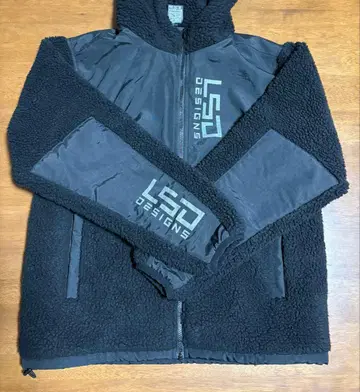 새상품급 LSD DESIGNS 플리스 자켓 블랙