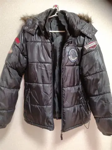 헤이세이 갸루 y2k 그런지 더블 지퍼 퍼 다운 자켓