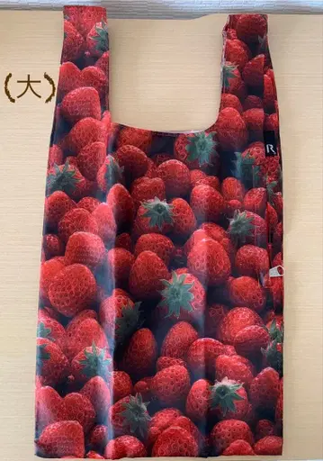 루 쇼퍼 스트로베리 패턴 에코백 인기 레어 상품