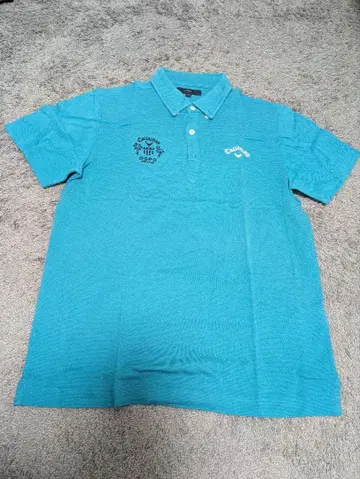 Callaway 피케 셔츠 M 터콰이즈