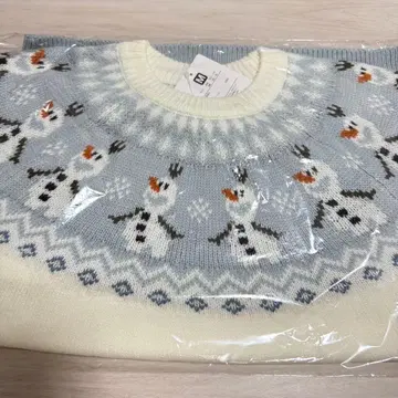 디즈니랜드 올라프 스웨터 M 사이즈 니트