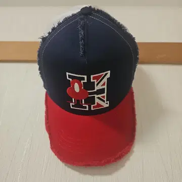 초 레어! YOSHINORI KOTAKE 프린지 캡 네이비/레드