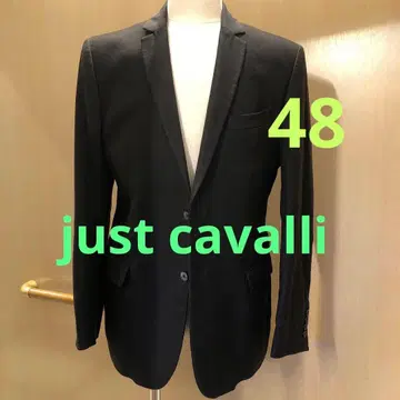 저스트 카발리 블랙 자켓 48 사이즈
