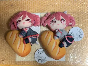 카사네 테토 프랑스빵 봉제 인형 전 2종 세트