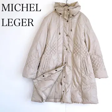 MICHEL LEGER 다운 자켓 (M-L) 스탠드 카라 페더
