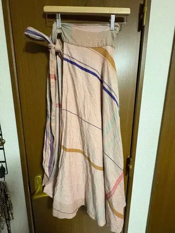 타마키 니이미 랩 스커트 코튼