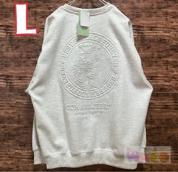 톰과 제리 여성용 트레이닝복 엠보싱 긴팔 의류 자수