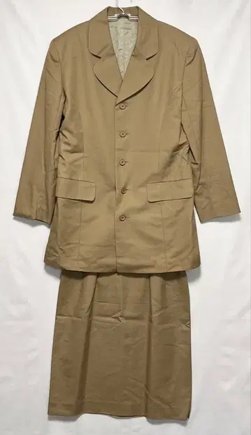 90's 일본제 Miss ALICE 카멜 셋업 스커트