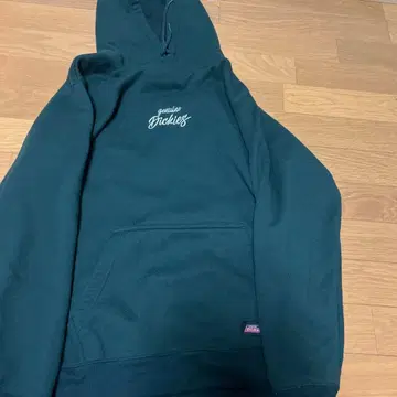 Dickies 다크 그린 후드티 M