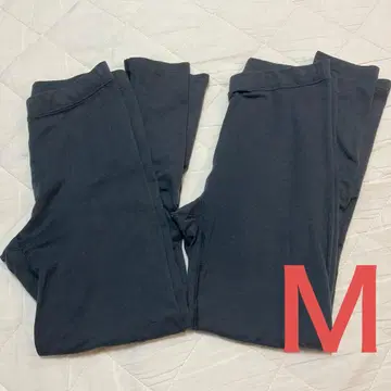 UNIQLO 울트라 웜 히트텍 코튼 레깅스 네이비 M 2점 set
