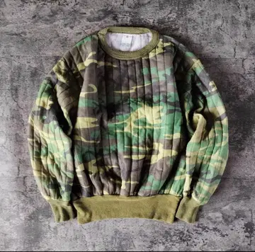 구제 의류 80s USA제 카모플라쥬 퀼팅 맨투맨