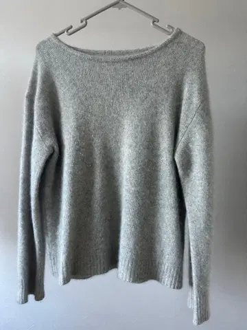 그레이 울 스웨터 니토카