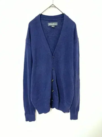 에디 바우어 가디건 남성용 L 상당 네이비 색상 린넨 면