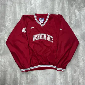 리복 자수 로고 칼리지 로고 나일론 자켓 풀오버 5898