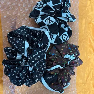 헤어 스크런치 3세트