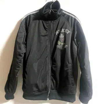 [레어] Disney 미키 큰 로고 충전솜 안감 퀼트 점퍼 M 사이즈