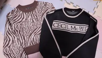 CECIL McBEE 긴팔 니트 2벌