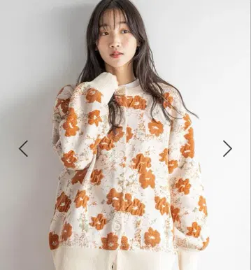 [새상품급] LOWRYSFARM 플라워 가디건 L 롱