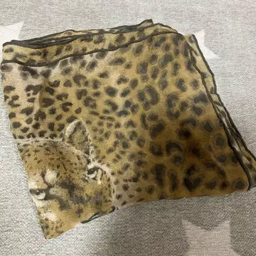 KRIZIA 스카프 표범 무늬