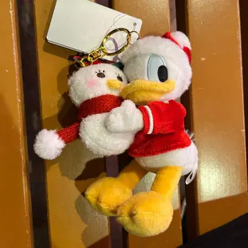 당일 발송! 디즈니 스토어 도날드 봉제 인형 키링 크리스마스